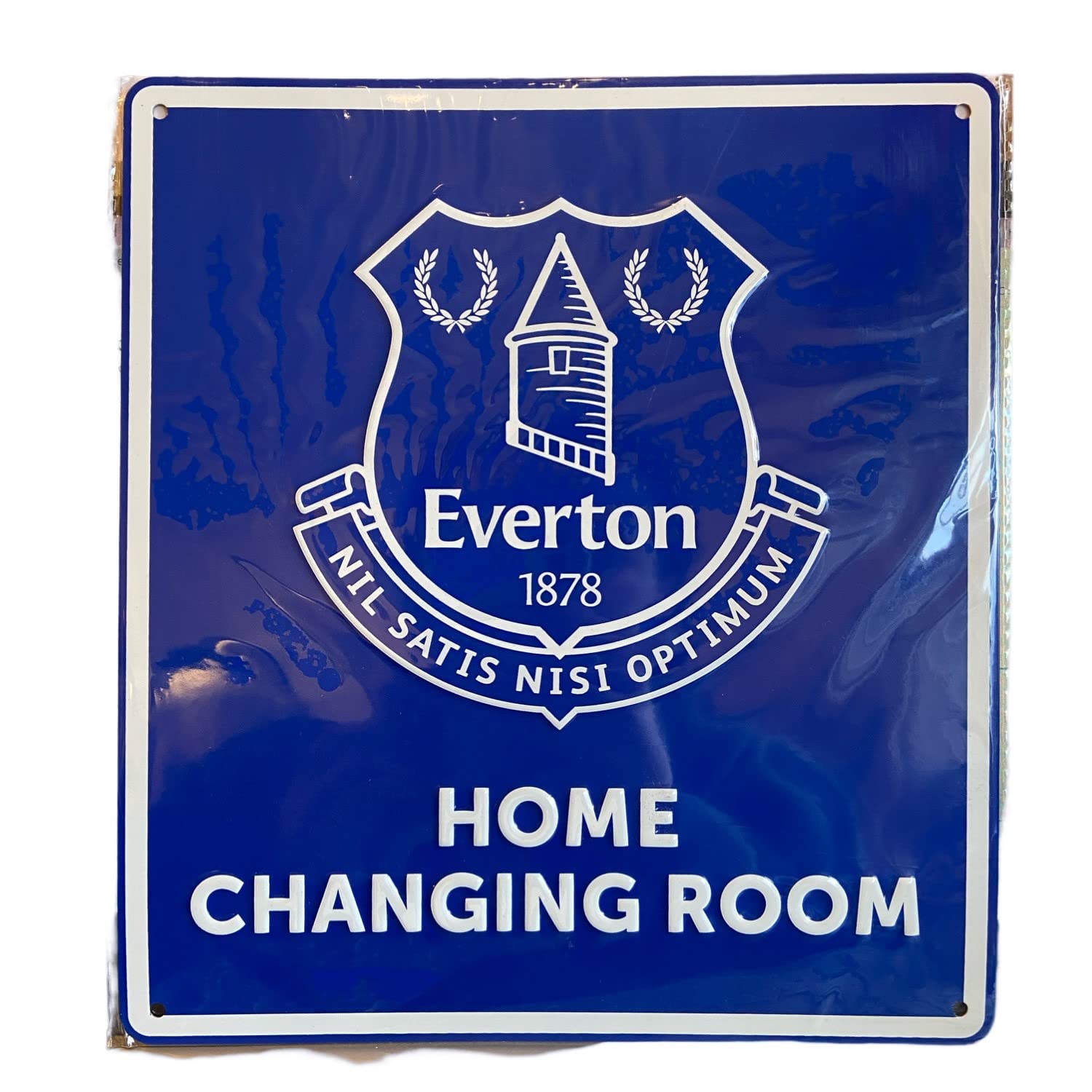 Everton Blue Changing Room Sign (22Cm X 25Cm) - One Size