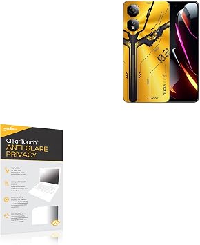 BoxWave Screen Protector Compatible with ZTE Nubia Neo 2 - ClearTouch Anti-Glare Privacy 2-Pack, Privacy Screen Protector Flexible Film Anti-Glare