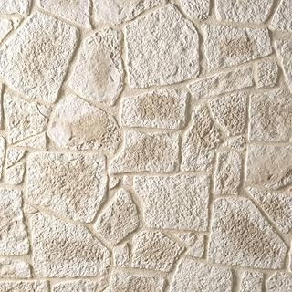 Parement imitation pierre beige b&eacute;ton 1 m2