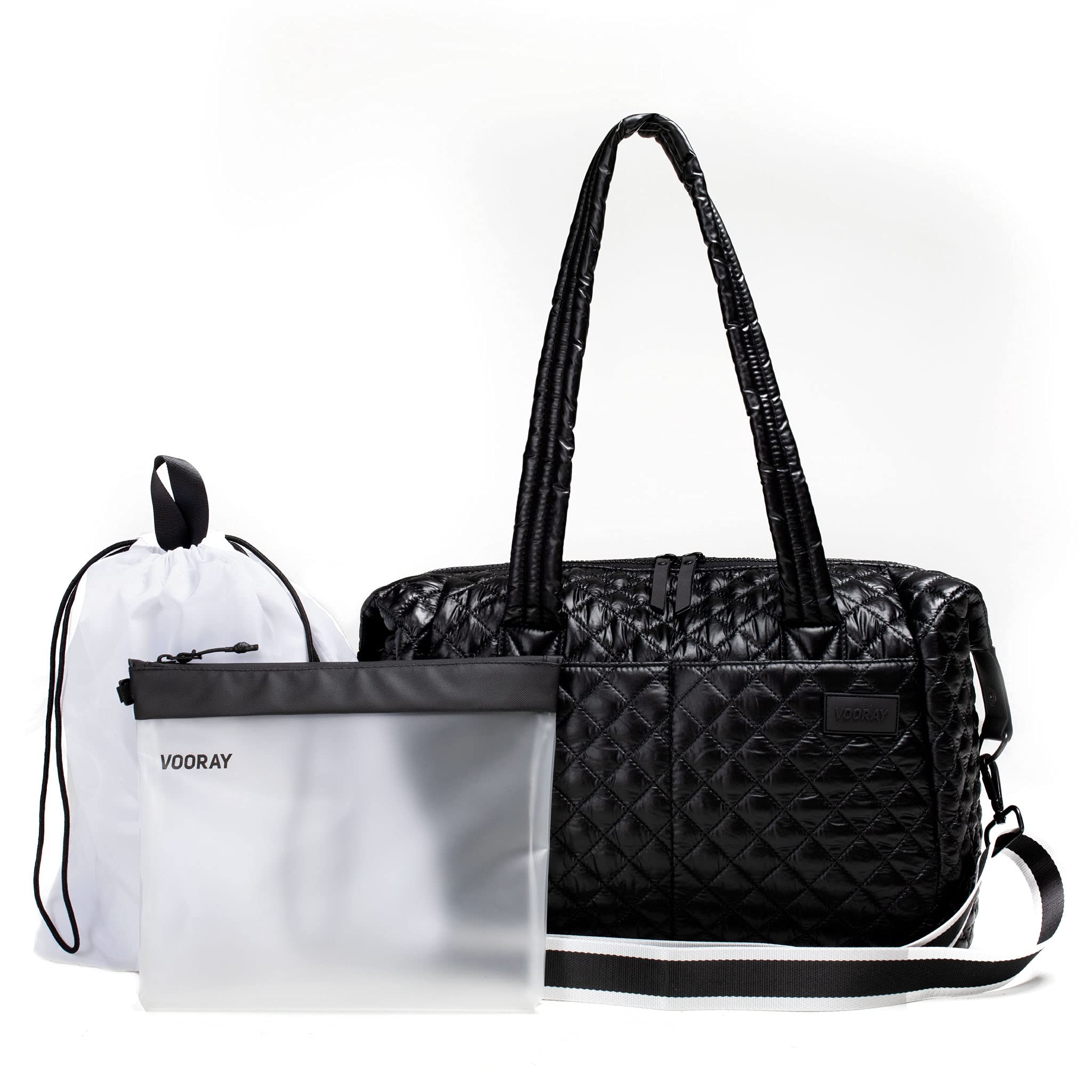 Vooray Alana Duffel Bag – Small Lightweight Travel Bag with Laptop Sleeve, Sports Gym Duffel for Women & Men, Weekender for Overnight, Everyday Use,