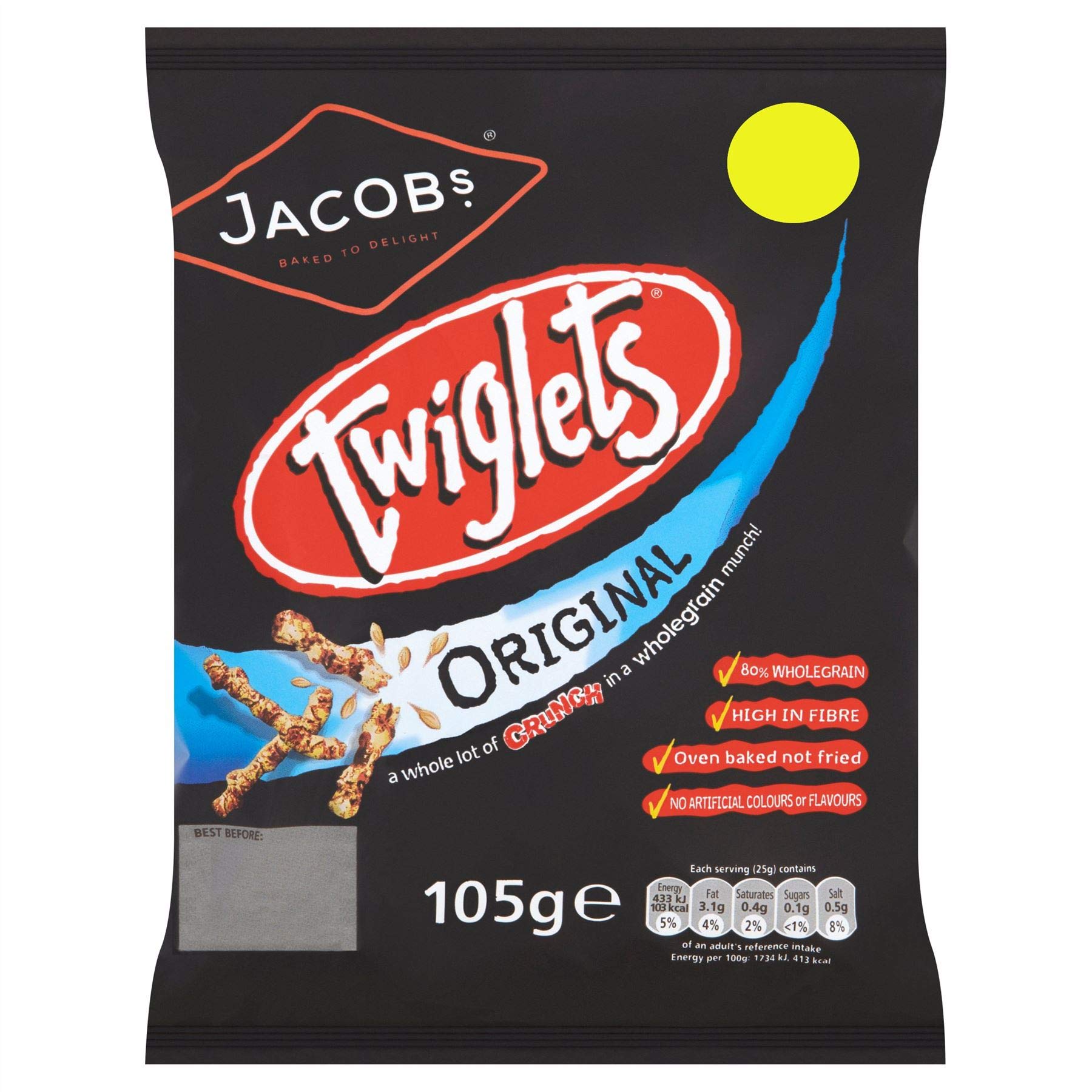 Jacob's Twiglets Sharing Bag - 105g - Pack of 1