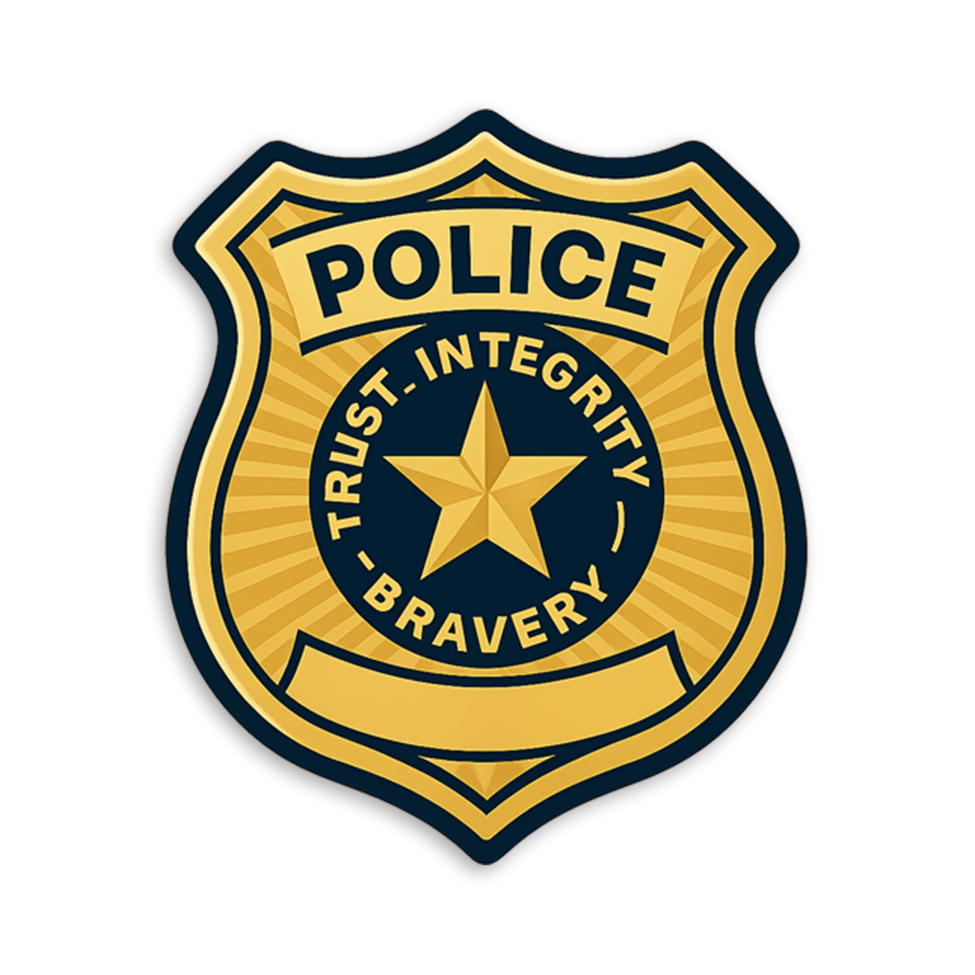 Police Officer Vinyl Stickers for Adults - Waterproof, Durable, and Fun Decals for Water Bottles, Laptops, Phones, and Tumblers (1PCS, 5")