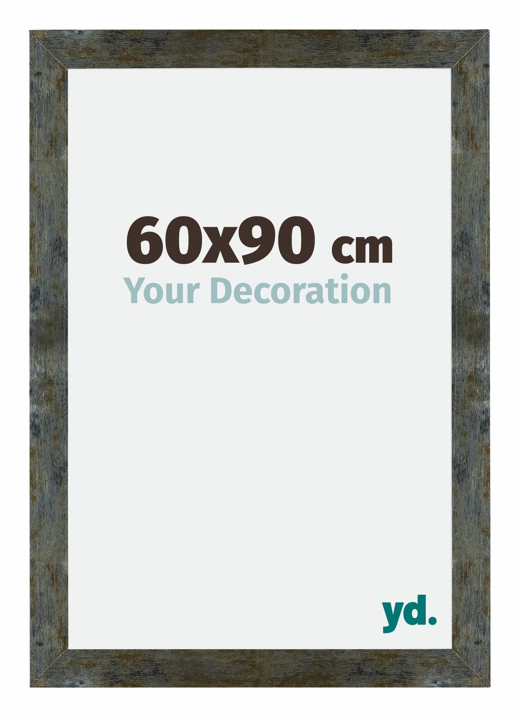 Your Decoration - Puzzle frame 60x90 - Blue Gold Melange - Puzzle frame 1500-2000 Pieces - MDF Photoframe - Mura