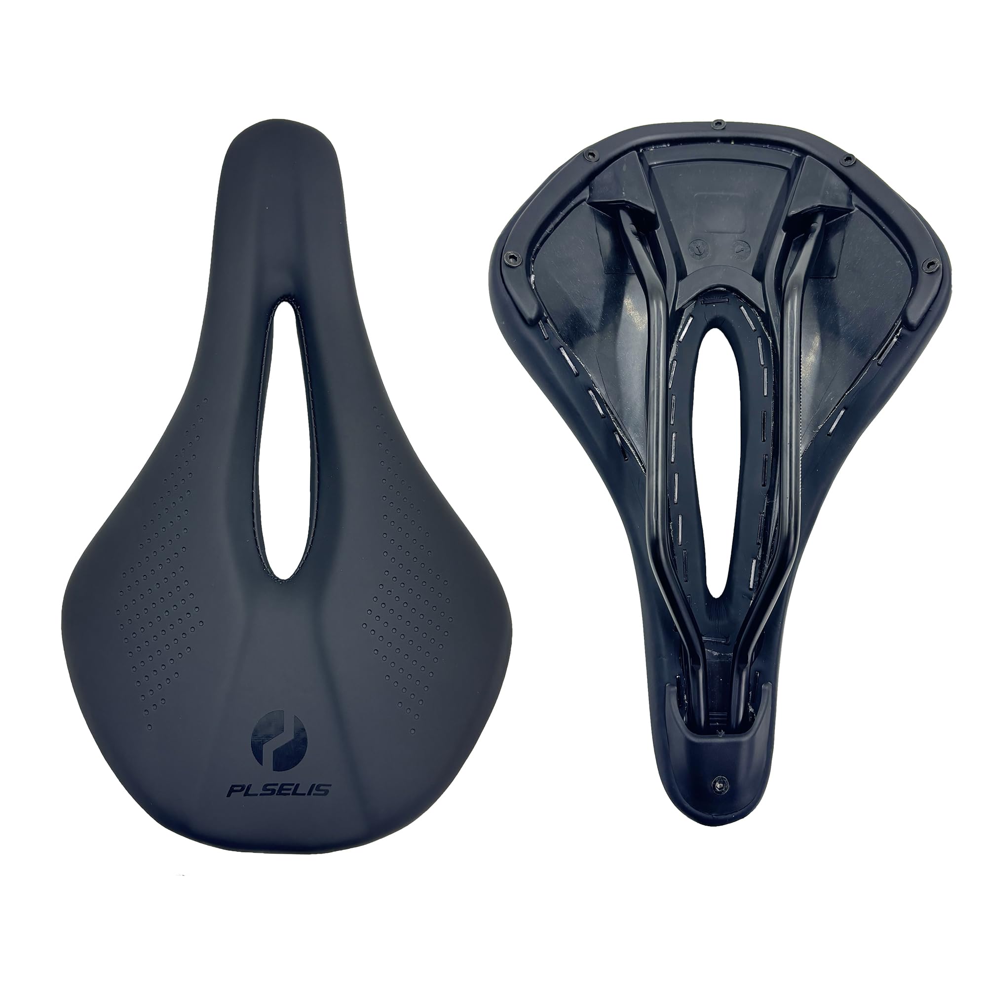 Amazon | PLSELIS コンフォートバイクサドル PUレザー ソフトフォーム