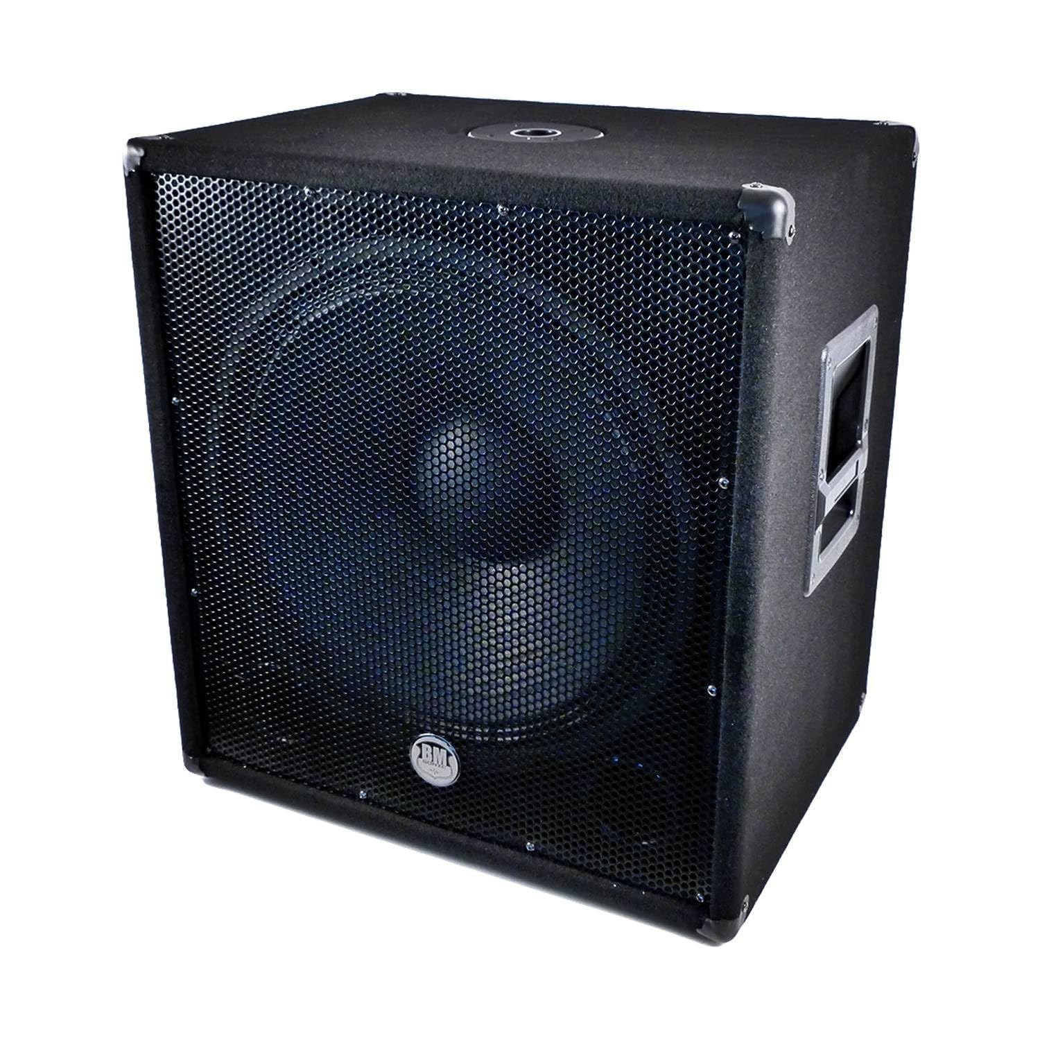 Subwoofer/Caisson BM Bmsonic BMS1812-USB Bluetooth - Actif 46cm - 1200W Full Range