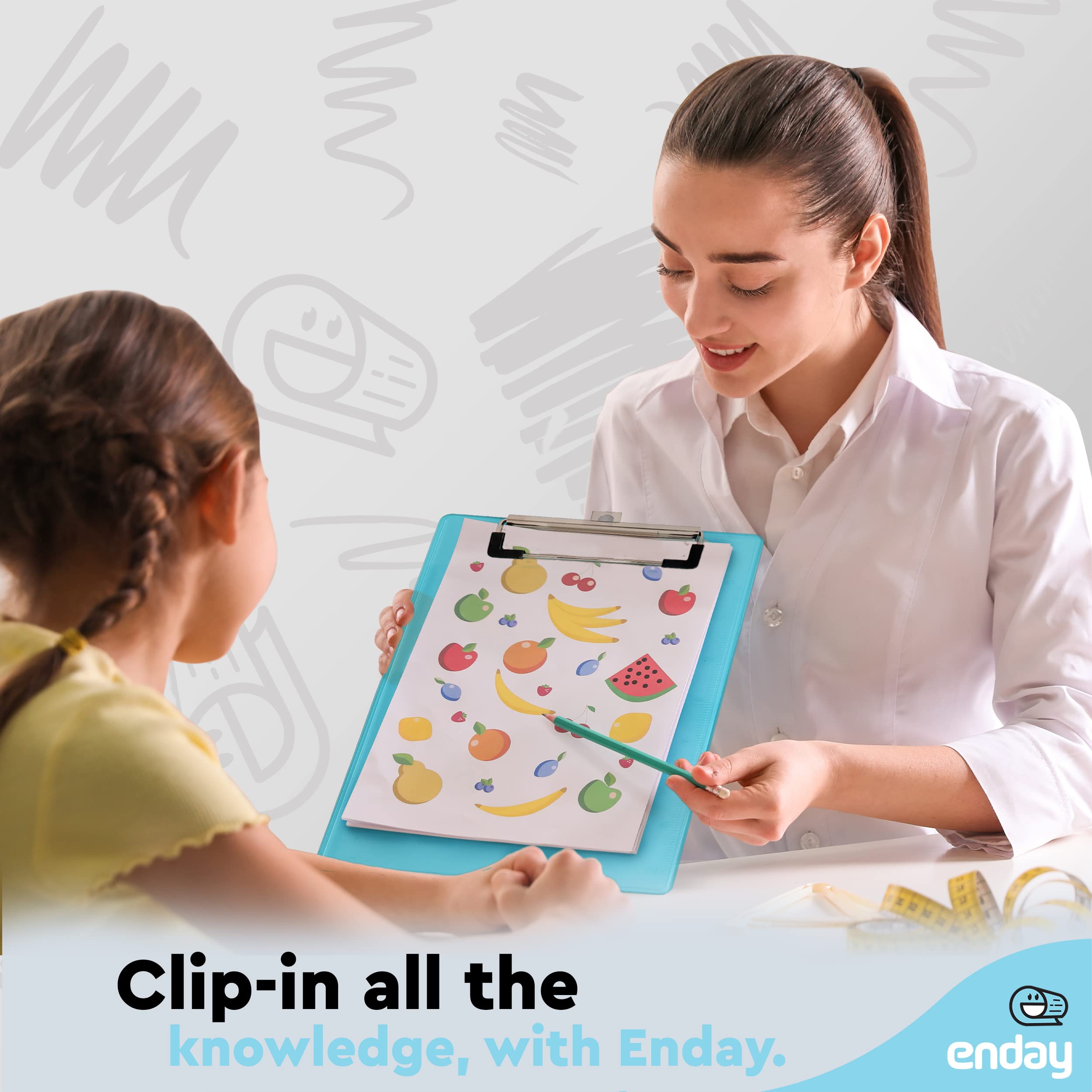 Clipboard Notes Learning Snapklik.com : Mini Clipboard Memo Size Plastic Clipboard Blue, Mini ...