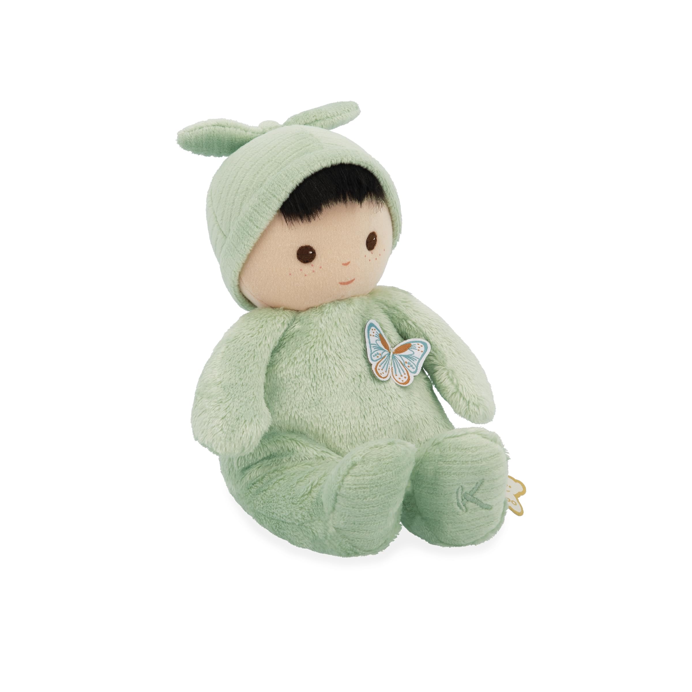 Kaloo - Very Soft and Fluffy Baby Doll - Soft and Tender Body - Cloth Doll - Green Color - 24cm - Washable - From birth - K222003 - Image 2