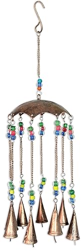 Sunset Vista Designs Boho Umbrella Chime - Copper, 23.5-inch Height