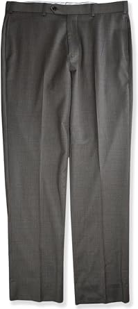 Brooks Brothers Mens Regular Fit Flat Front Reda Wool Blend Pants,