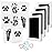 4-Pack Baby Inkless Hand and Footprint Kit Paw Nose Print Kit for Dogs Cats Pets Clean Touch Ink Pad for Baby Pets Newborn Keepsake Mess-Free Ink Pad