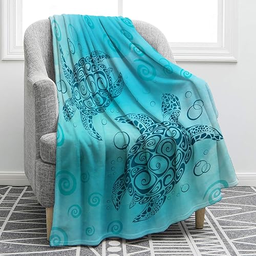 Jekeno Regalos de tortuga marina para adultos y niños, manta de tortuga marina para mujeres y hombres, regalos de Navidad, cumpleaños, día de San