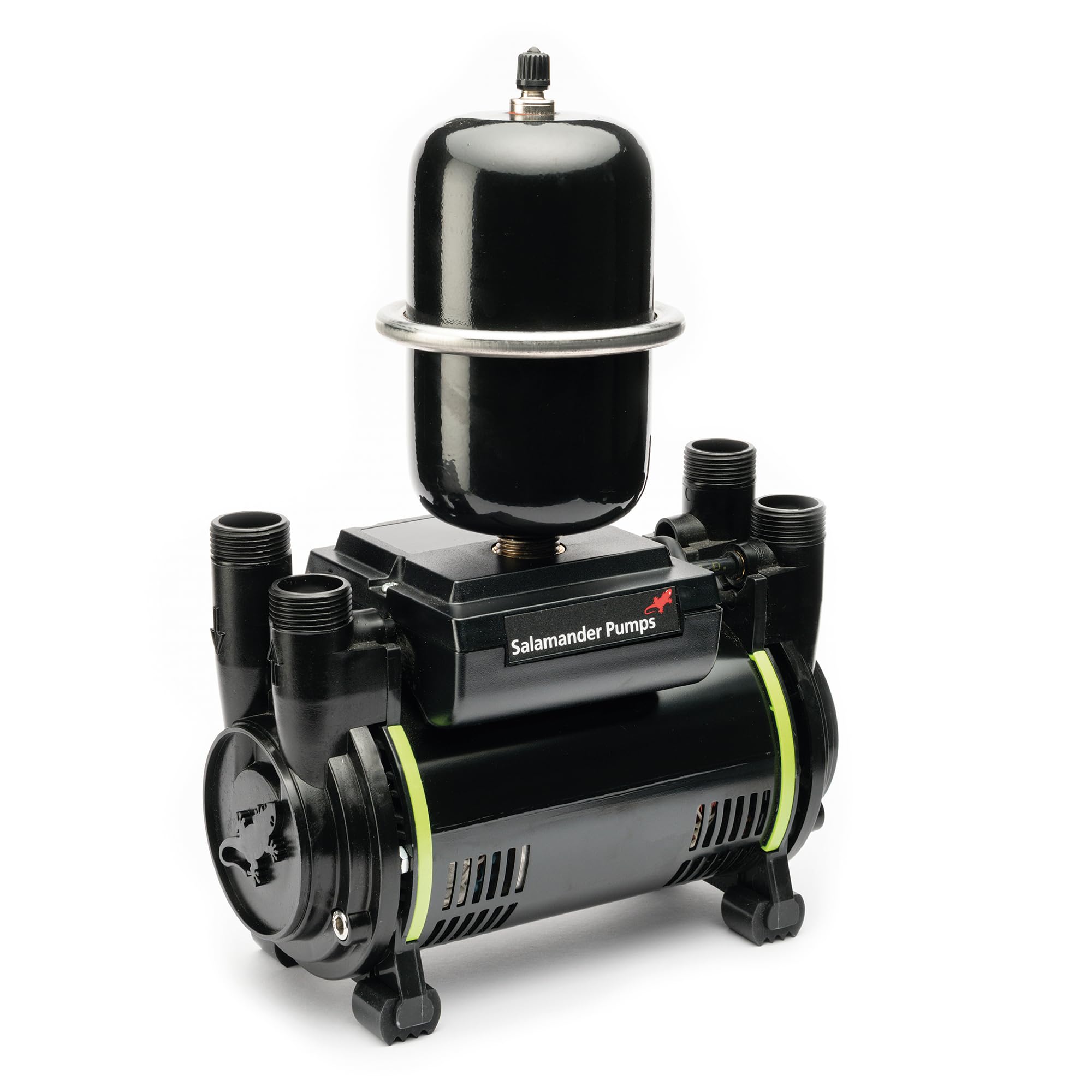 Salamander Pumps - Ct60 Bathroom Universal Pump - 1.8 Bar Pressure - Twin End - Suitable For All (+ Or -) Gravity Fed Systems - Wras Approved 5055070817527