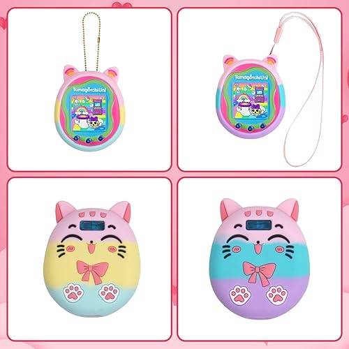 Miniatura 7 de Tamagotchi Uni - Funda de silicona para máquina virtual para mascotas, protector de pantalla compatible con Tamagotchi Uni Watch Digital Pet (funda