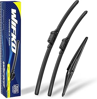Wifko Windscreen Wipers Compatible with Peugeot 2008 A94 MK1 2013-2018, Front and Rear Wiper Blades Set, Windscreen Wiper and Rear Windscreen Wiper, Car Windscreen Wiper Accessories