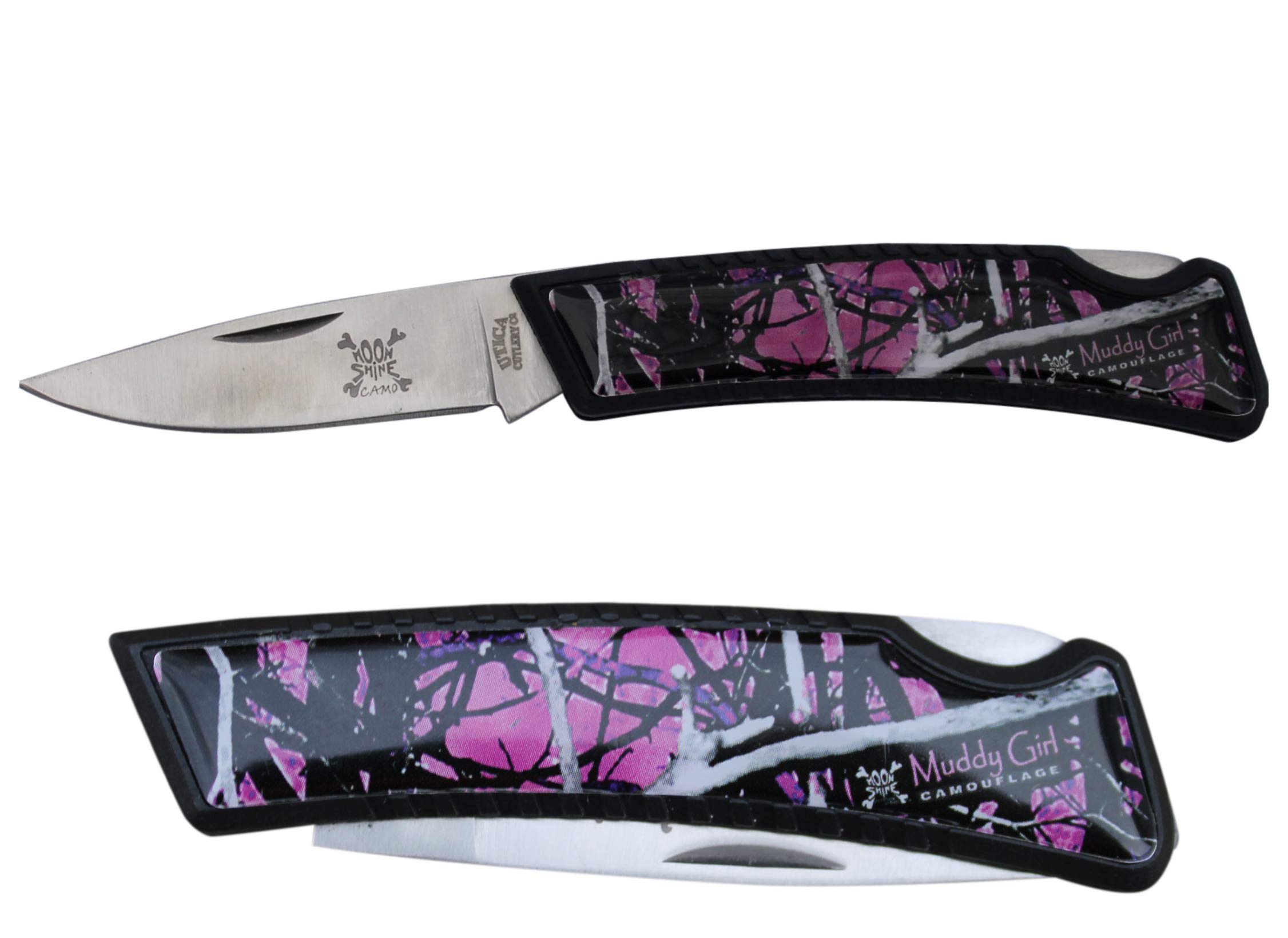 Buy Muddy Girl Pink Camo Pocket , Everyday Carry, Small, 3" Lockback, 2