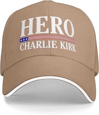 KWQDOZF Charlie Kirk Great American Patriot Hat Damen Lustige Baseballkappe Geburtstagsgeschenke Für Männer