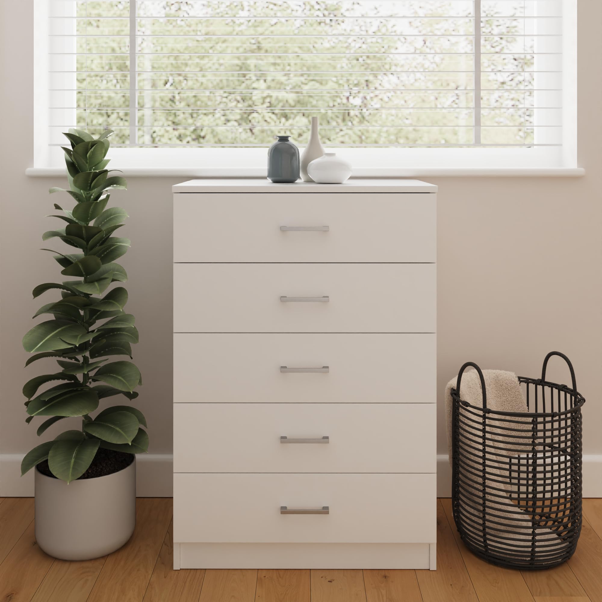 Bailey 5 Drawer Bedroom Chest Of Drawers from B&Q