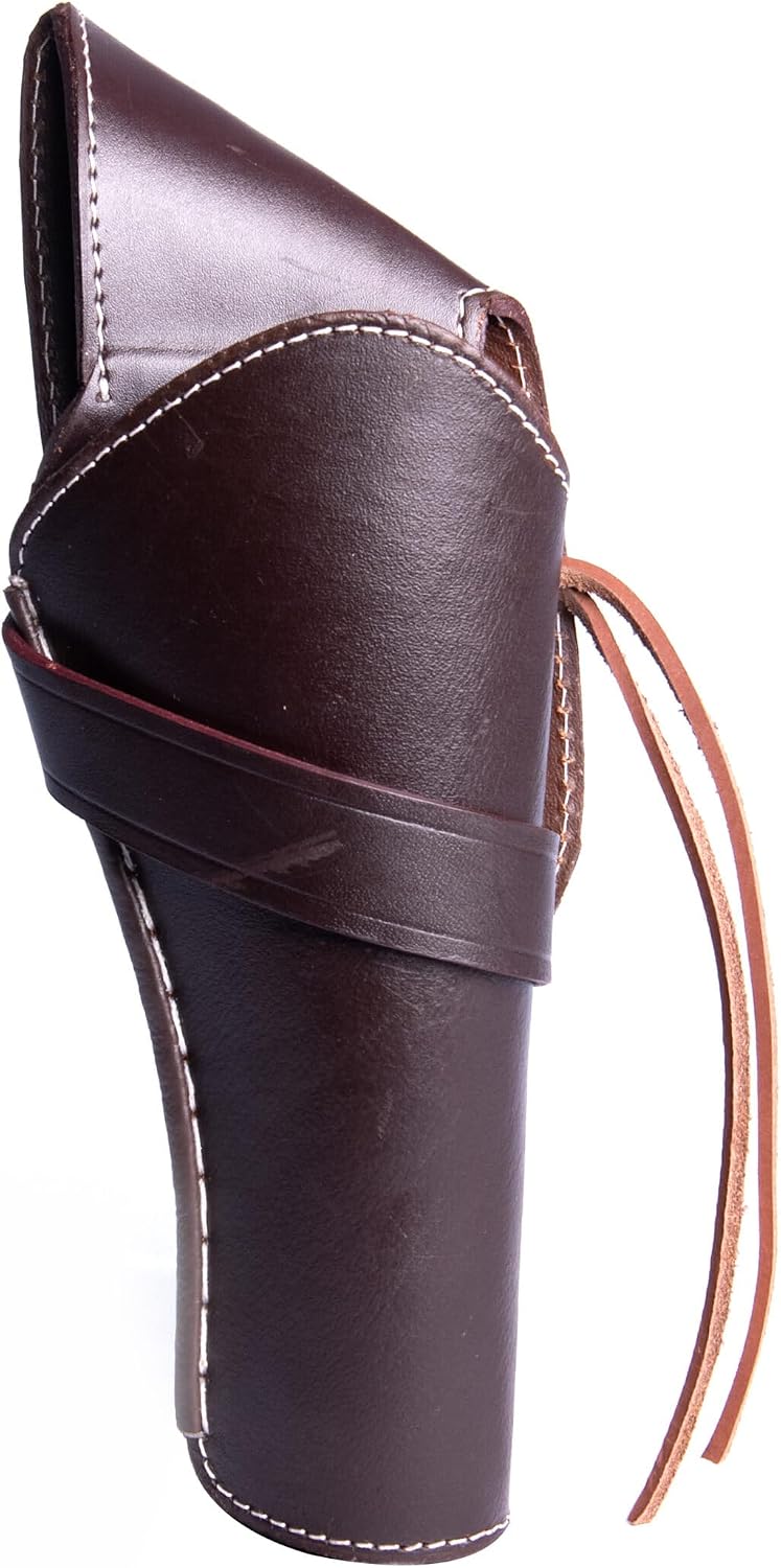 Handmade Genuine Full Grain Leather Western Cross Draw Holster for Cowboy Revolver, Premium Durable Tooled Side Carry Pistols Holster - Fits 4" to 6" Barrels