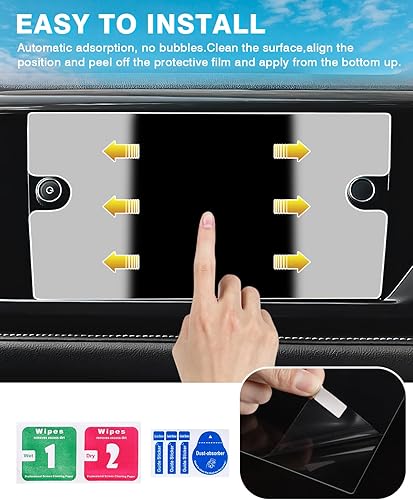 Miniatura 7 de Karltys Paquete de 2 protectores de pantalla para Volkswagen Taos 2018-2023  Tiguan 2018-20242022-2024 Volkswagen Taos pantalla táctil de 8