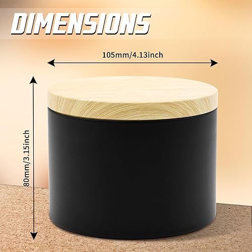 Miniatura 29 de Latas para velas de 16 onzas, paquete de 12 frascos de metal de alta calidad de 16 onzas con tapas para hacer velas, contenedores de velas vacíos a