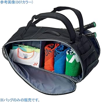 ヨネックス テニス バドミントン バッグ6本収納可能 ブラック BAG2012R YONEX ヨネックス テニスバッグ・ケース ラケットバッグ6