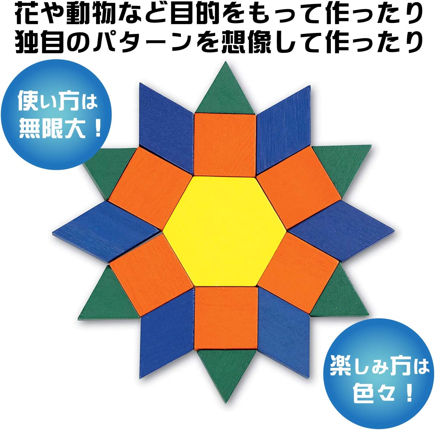 Amazon ラーニングリソーシズ 木製 パターンブロック 250ピース 算数教材 図形ブロック Ler0334 正規品 積み木 おもちゃ Amazon ラーニングリソーシズ 木製 パターンブロック 250ピース 算数教材 図形ブロック Ler0334 正規品 積み木 おもちゃ