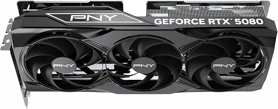 PNY GeForce RTX 5080 16GB OC GDDR7 256-Bit, DLSS 4, Ray Tracing, PCIe 5.0, 4K/8K Ultra Gaming Ekran Kartı – VCG508016TFXPB1-O