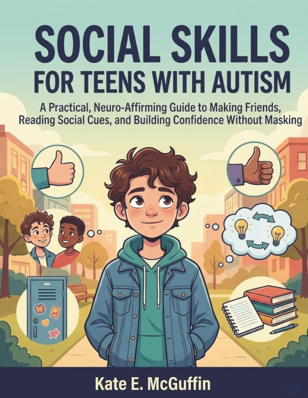 SOCIAL SKILLS FOR TEENS WITH AUTISM: A Practical, Neuro-Affirming Guide to Making Friends, Reading Social Cues, and Building Confidence Without Masking