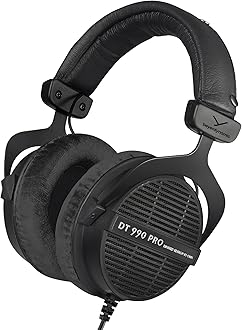 DT 990 PRO Limited Black Edition Open-Back Studio Headphones 80 Ohm