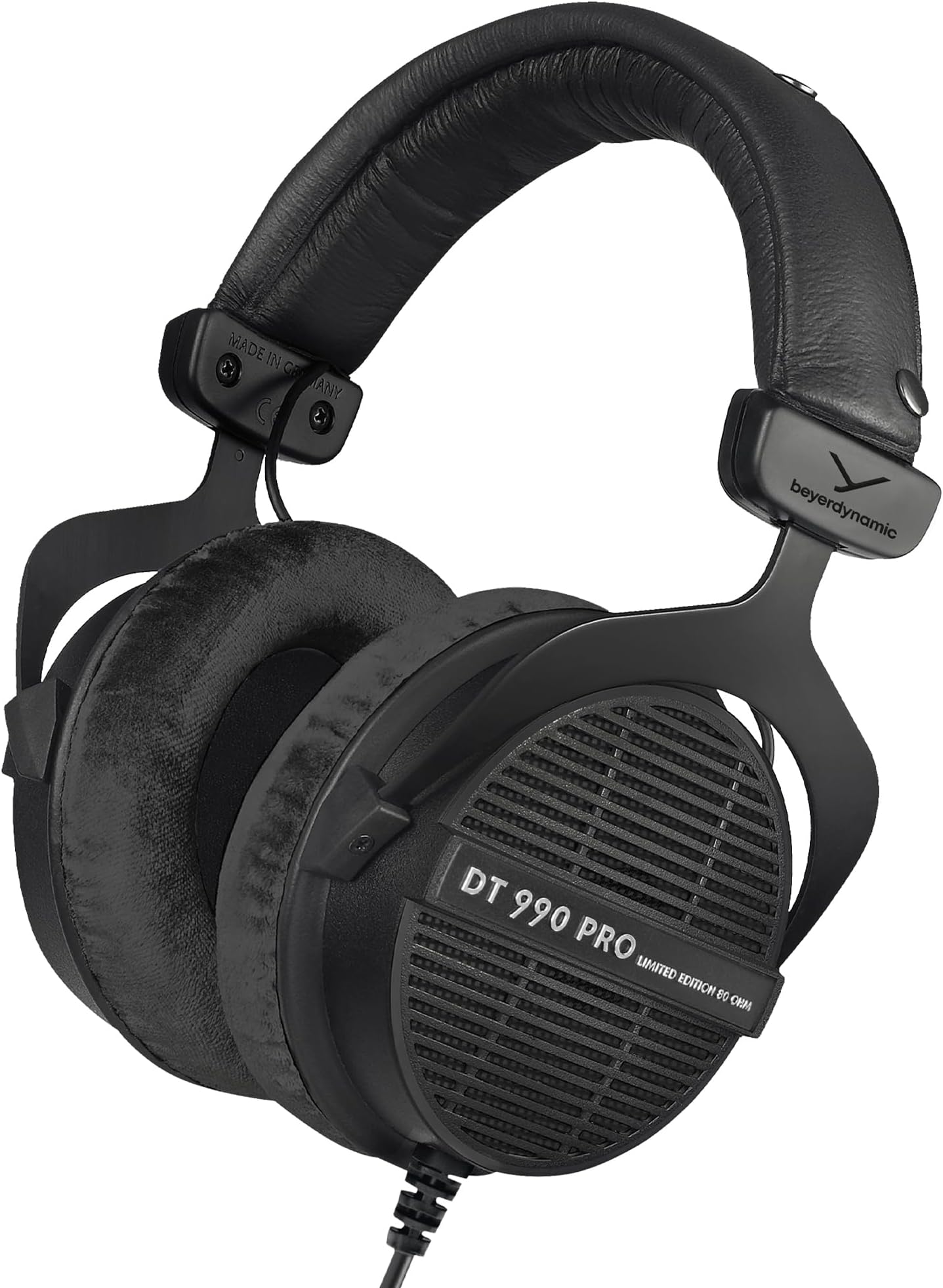 DT 990 PRO Limited Black Edition Open-Back Studio Headphones 80 Ohm