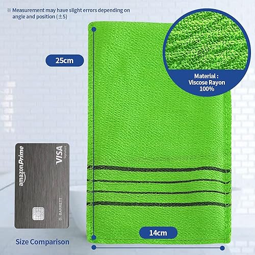 Miniatura 5 de Paño de baño exfoliante asiático (grande - 10 piezas) FOUBA