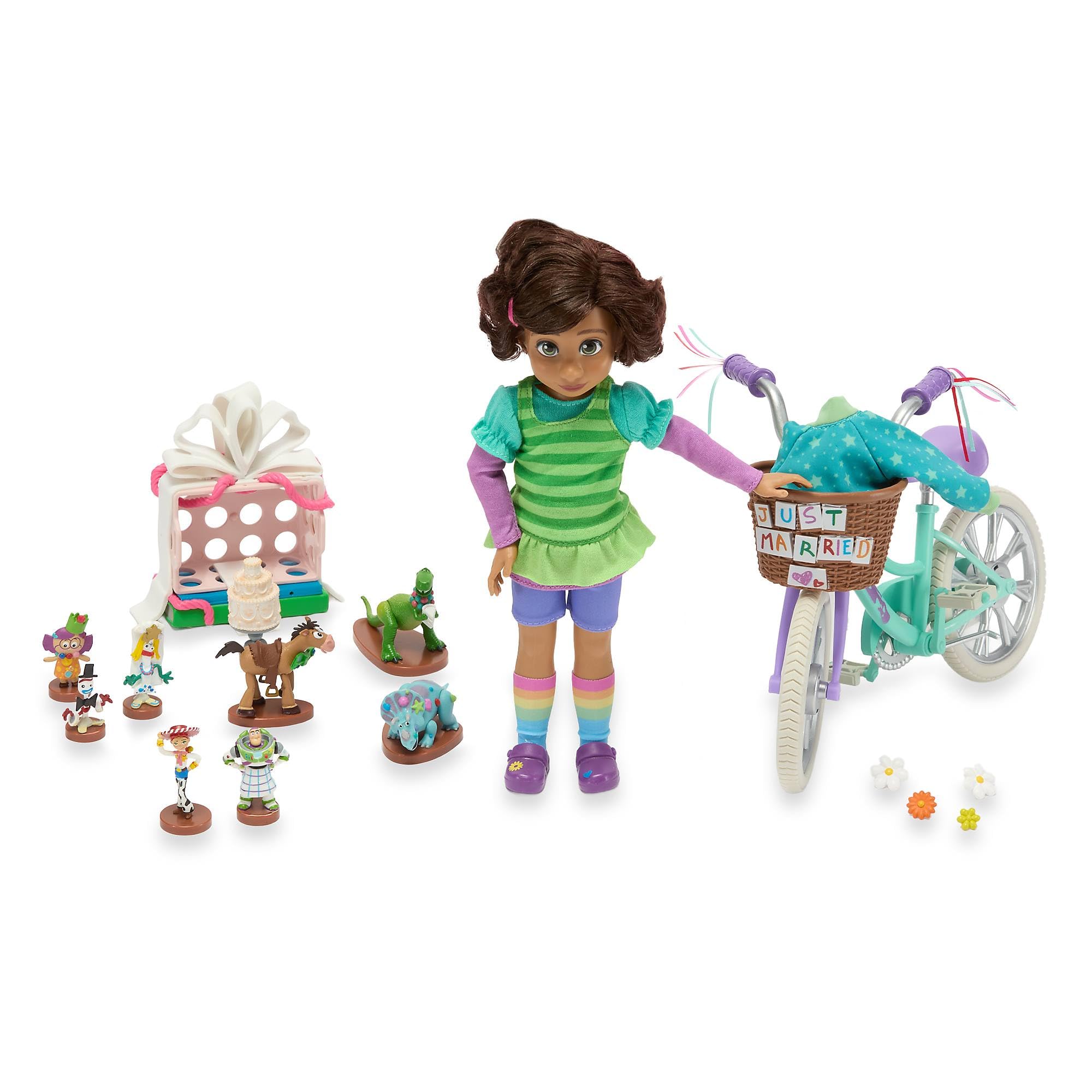 Disney Store Official Toy Story 5 Bonnie Doll Set – Bonnie, Rex, Forky, Jessie, Buzz and Mini Figures, Collectible Playset 33 x 41 x 11.5 cm