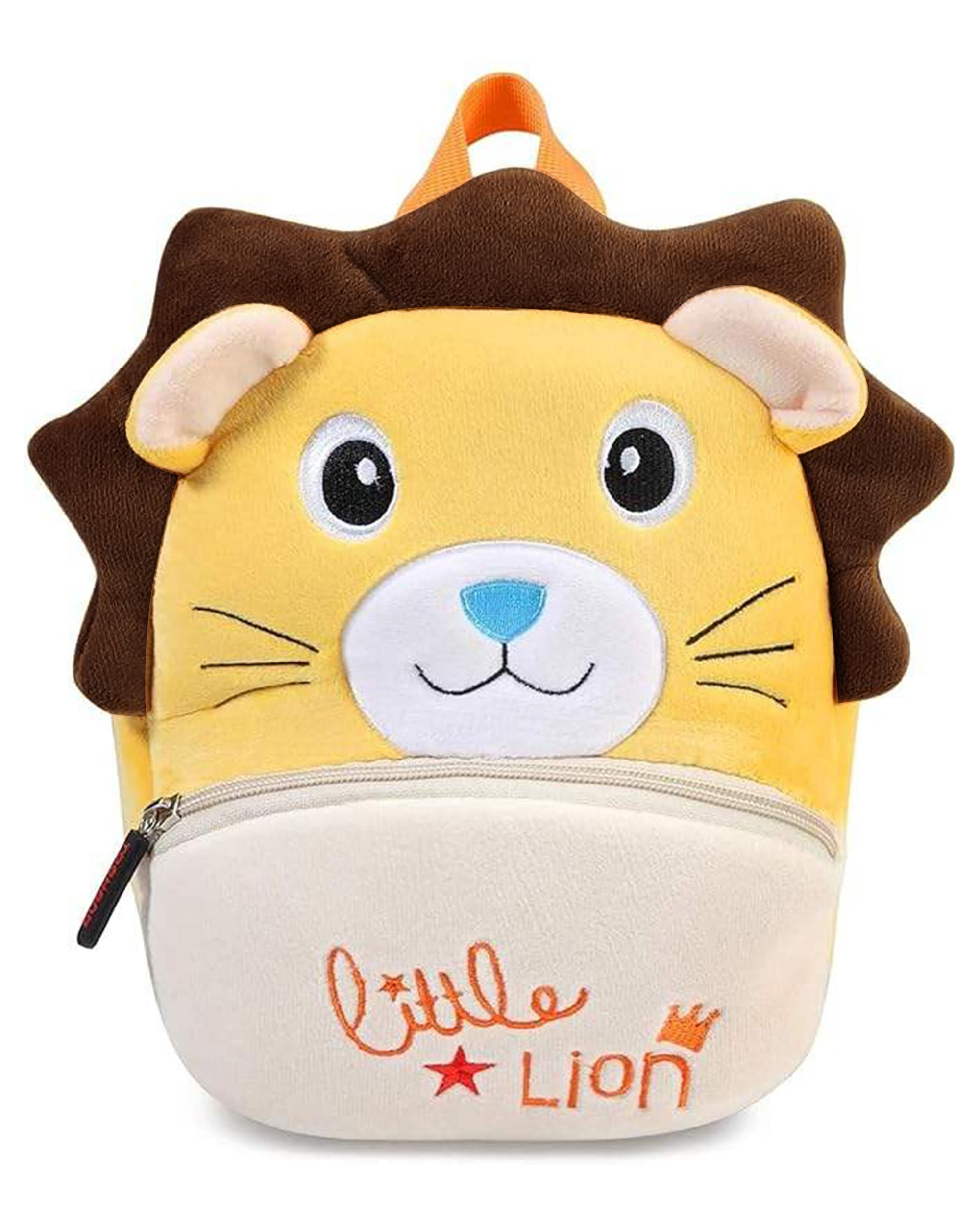 ADISA Kids Backpack Toddler Bag Back Pack Plush Cartoon for Girls and Boys 1-5 Years (BP101-YEL)
