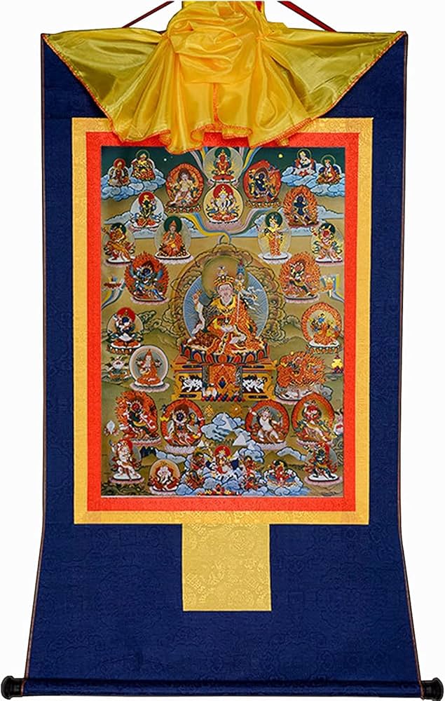 掛け軸　仏教の神々のタペストリー 掛け軸 仏教の神々のタペストリー