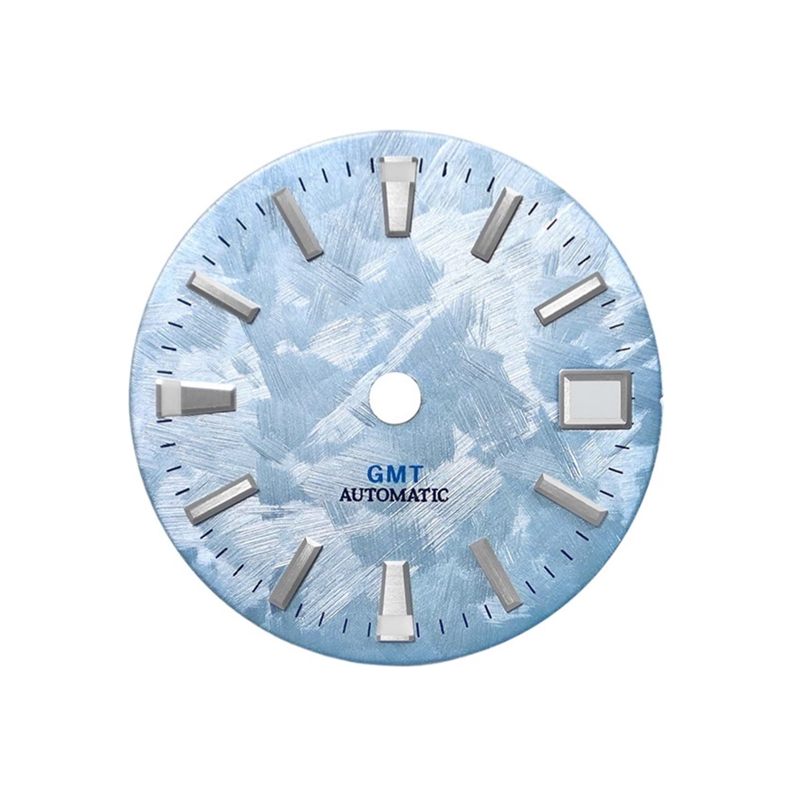 1 szt. Seria tarcz 28,5 mm Blue Lume Akcesoria do zegarków dla mechanizmu NH34 GMT SKX007(Ice blue blueGMT)