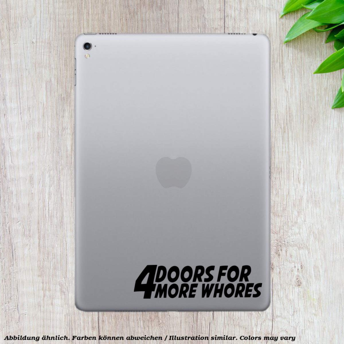 4 Doors for More Whores XXL 0076 (Neon Verde) // Adesivo OEM JDM Style Vinyl Transfer