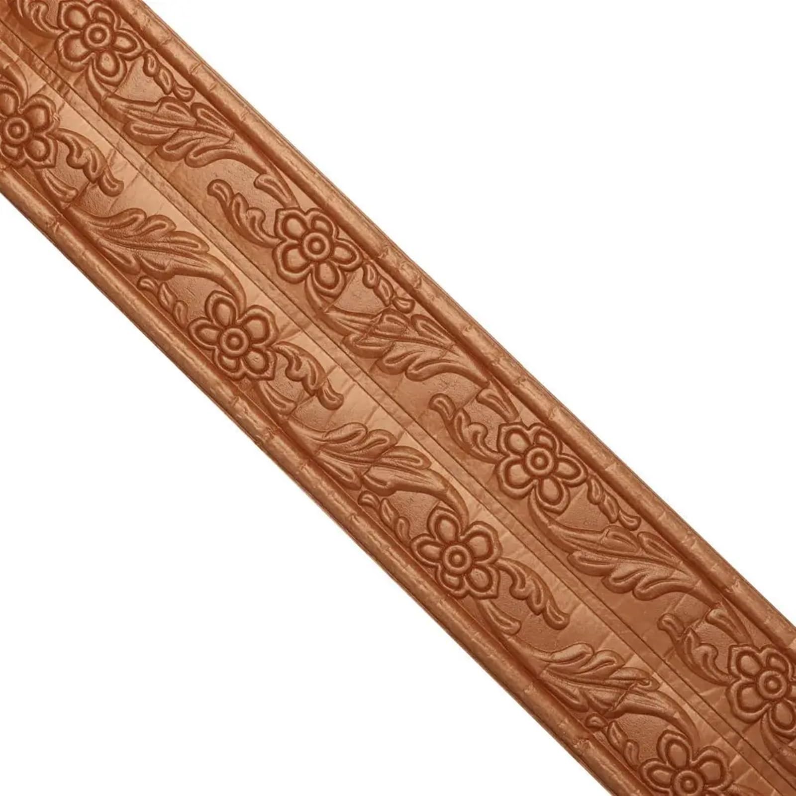 Yxinaer Copper Dado Rail Self Adhesive Wall Stickers Self Adhesive Border Skirting Waterproof Baseboard Wallpaper Ceiling Decorative Strip Home Decoration(Copper)