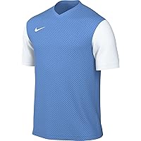 Nike DH8035-412 M NK DF Tiempo Prem II JSY SS T-Shirt Uomo University Blue/White/White Taglia S