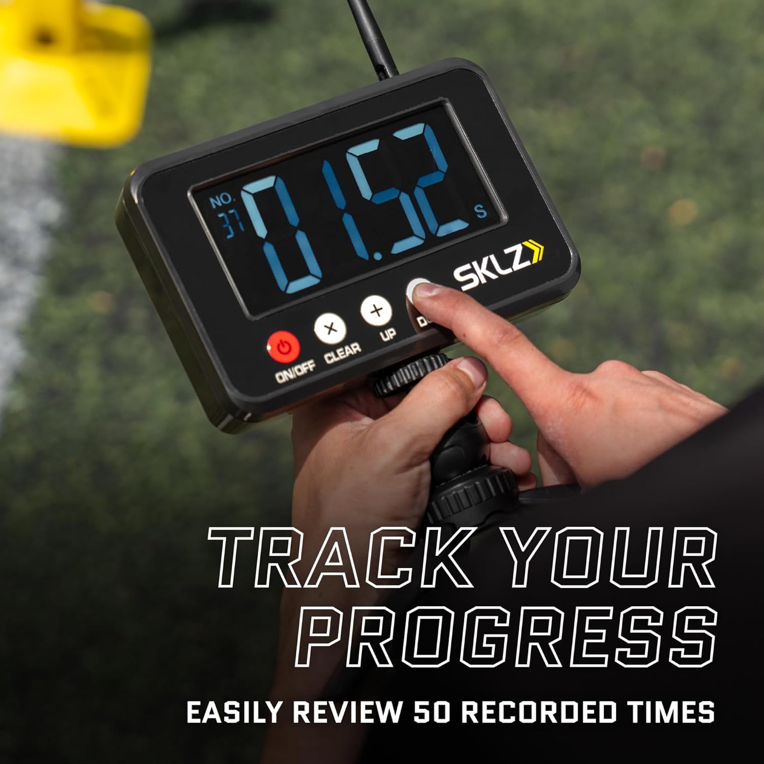 Speed Gates Pro – Electronic Sprint Timing System with Radio Frequency Sensors, LED Timer, and Carry Bag – 40 Yard Dash Timer and Agility Training Equipment