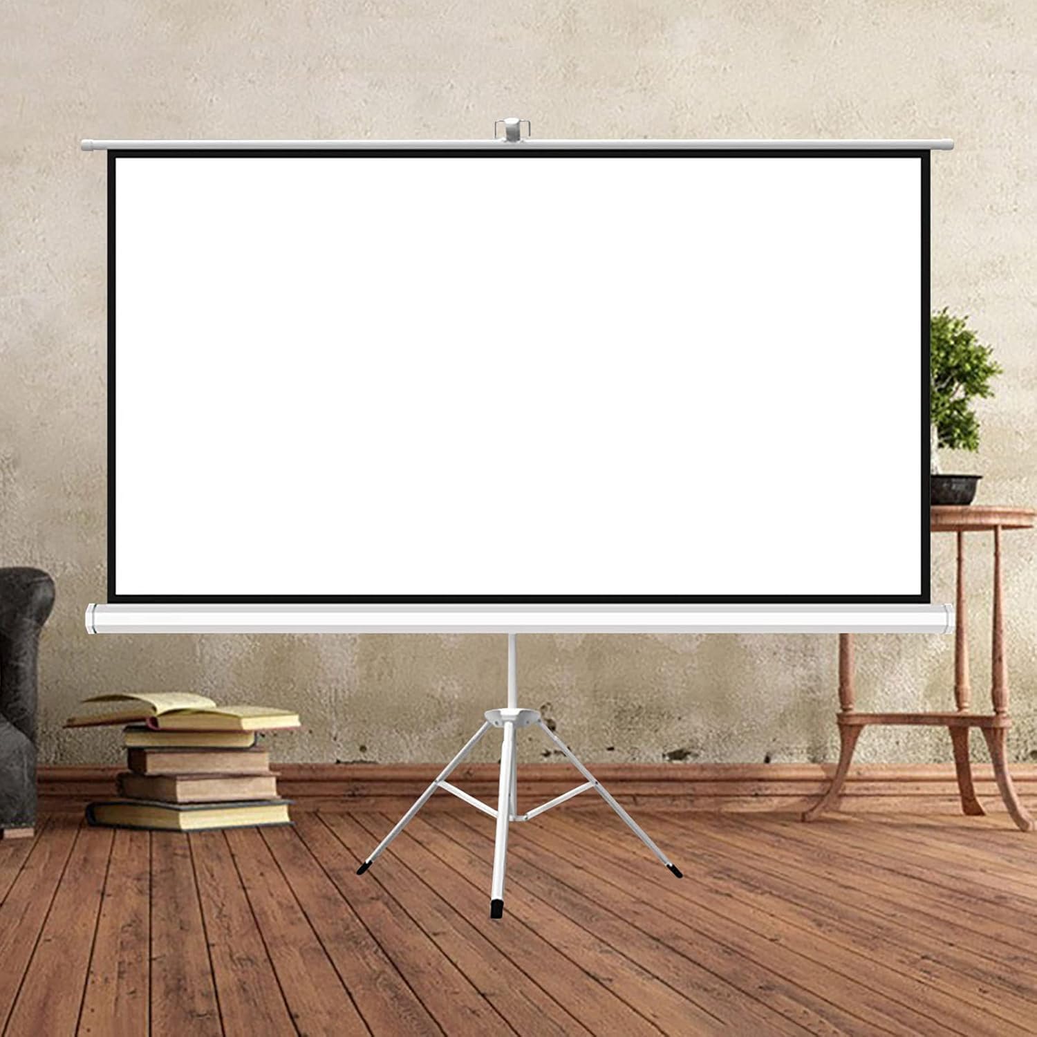Écran de projection nomade 60" pour des sessions cinéma en plein air en famille