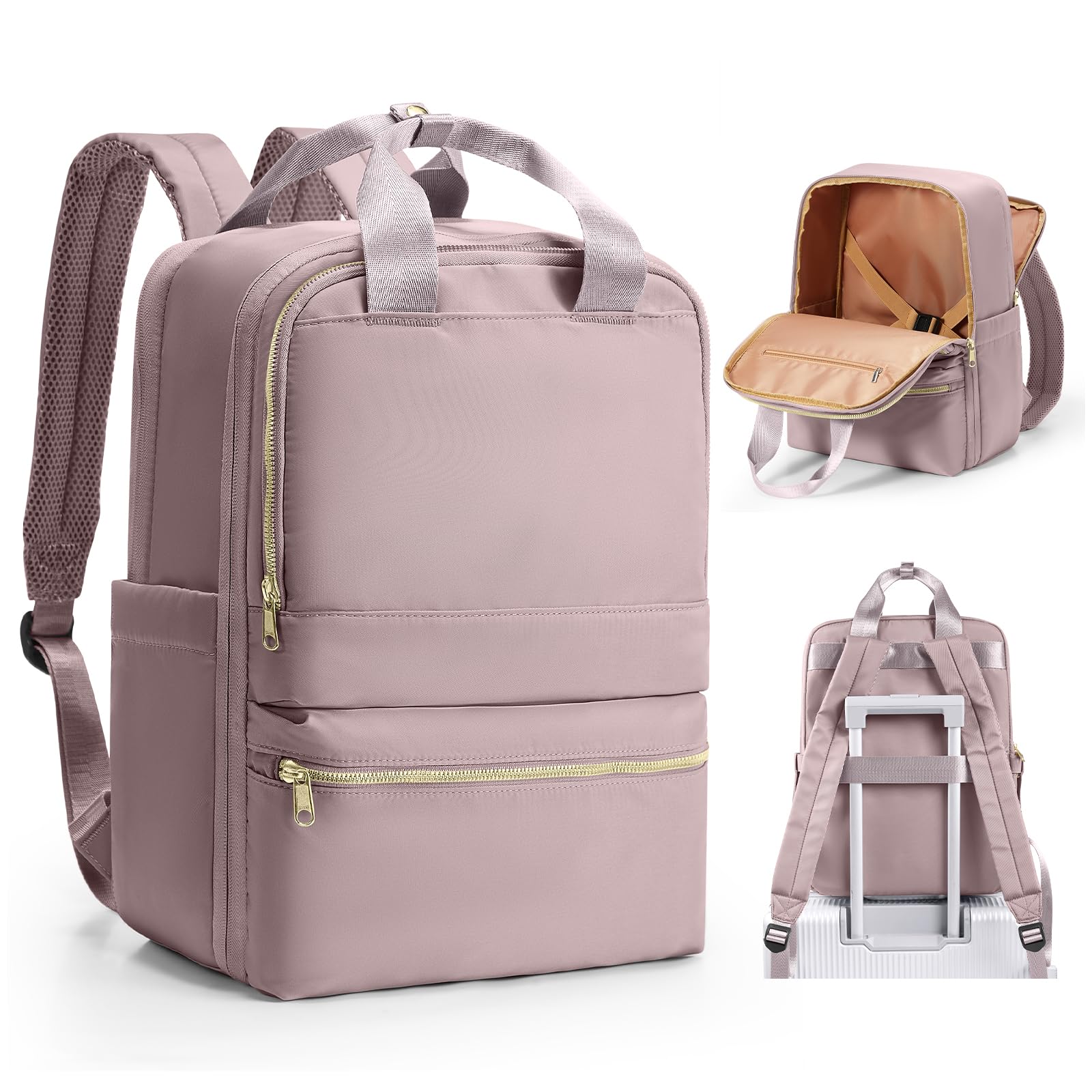 SEAFEW Carry on Travel Backpack for Women Vacuum Backpack with Pump Water Resistant Flight Approved Hand Luggage Backpacks image 1