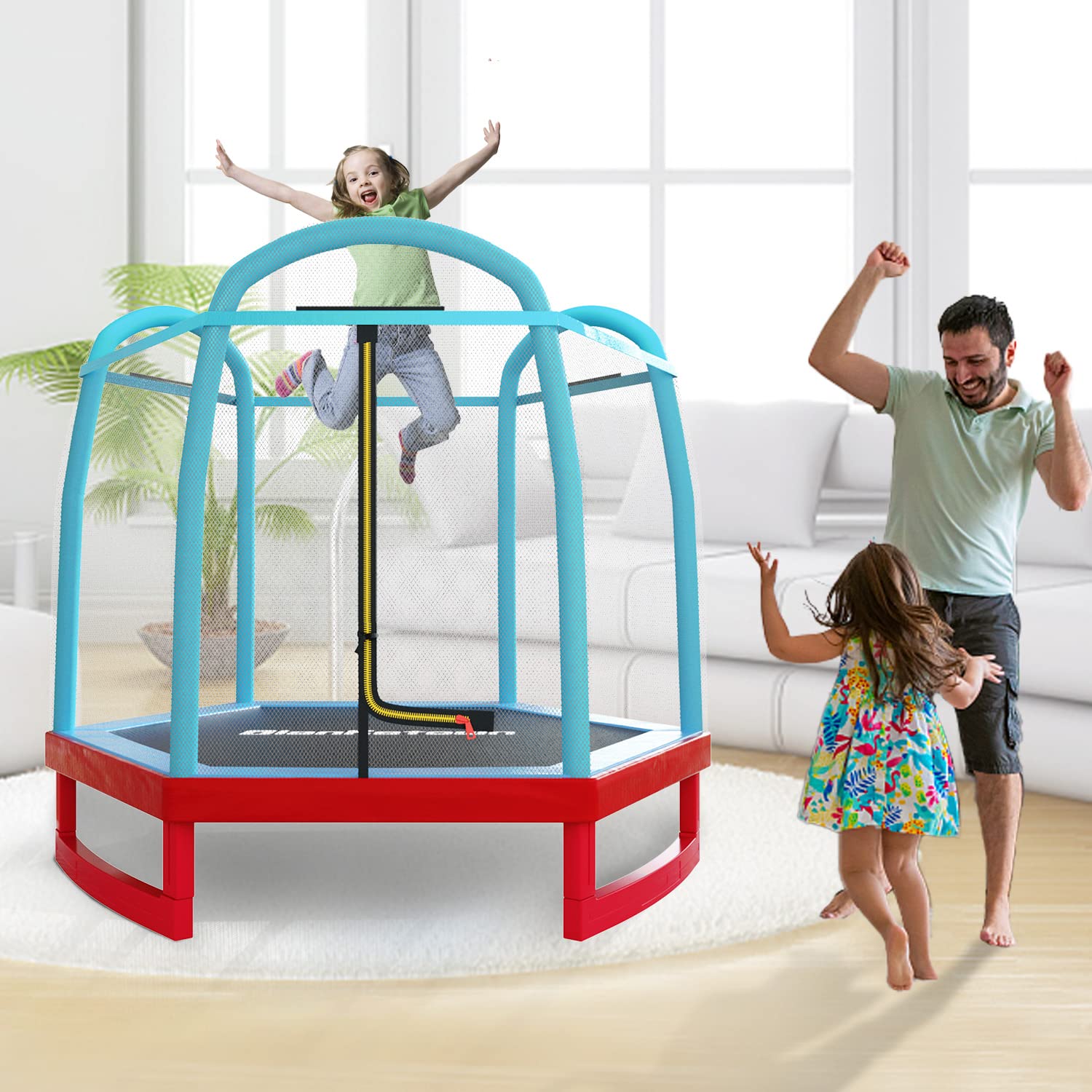 Amazon | Blanketown 7フィート トランポリン 子供用 安全囲いネット