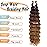 Eerya Long Curly Braiding Hair 18 Inch 2 Packs Ocean Wave Crochet Hair for Black Women Deep Wave Braiding Hair for Boho Braids (18 inch, T1B/30/27)