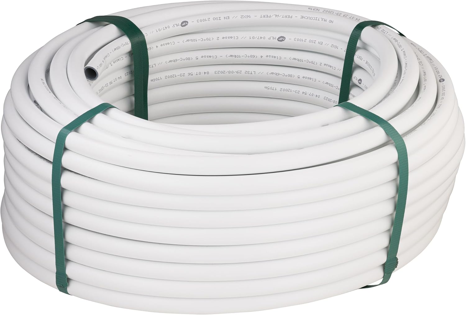 Tube Multicouche Pré-gainé Rouge Diamètre 16 Mm PN10 Couronne 50 M Ref712