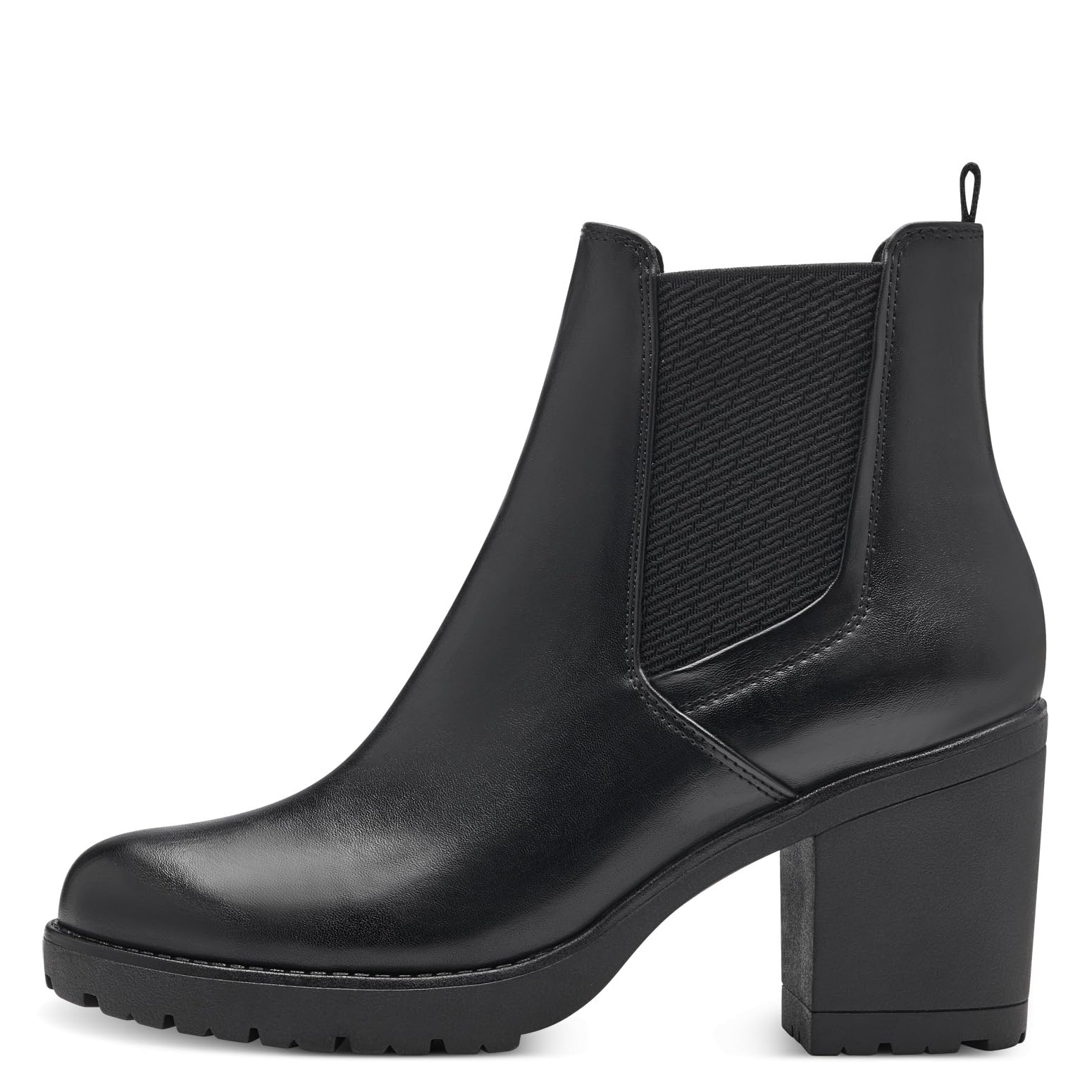 MARCO TOZZI Chelsea Boots da Donna con Tacco Largo Vegani