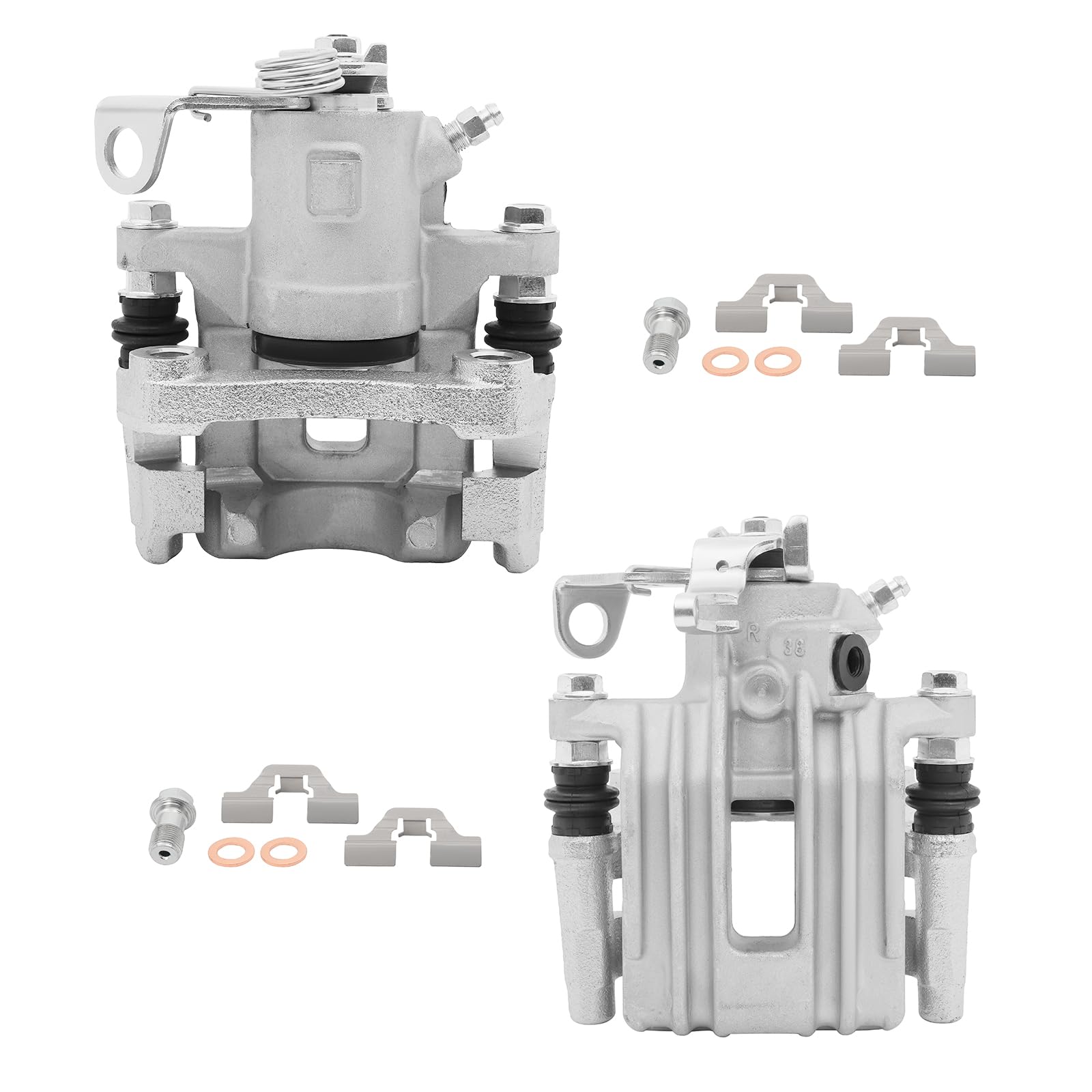 SCITOO 19B2571 19B2570 Rear Left &amp; Right Disc Brake Calipers Assembly w/Bracket For Audi For TT 2000,For Volkswagen For Beetle 1998-2000,For Volkswagen For Golf 1999,For Volkswagen For Jetta 2000