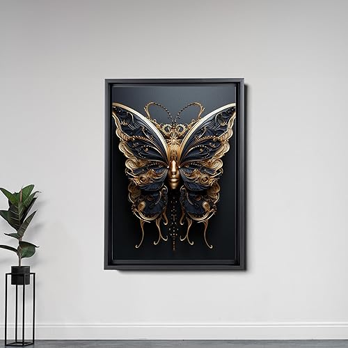 Miniatura 4 de Butterfly Wall Art, Rose Gold Art Print, Home Decor, Unique Gift For Her, Monarch Butterfly Print, Nature Lover Gift, Canvas, Wall Decor