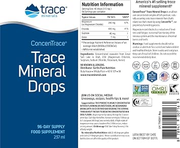 Trace Minerals Research Concentrace Mineral Drops, 8 FZ