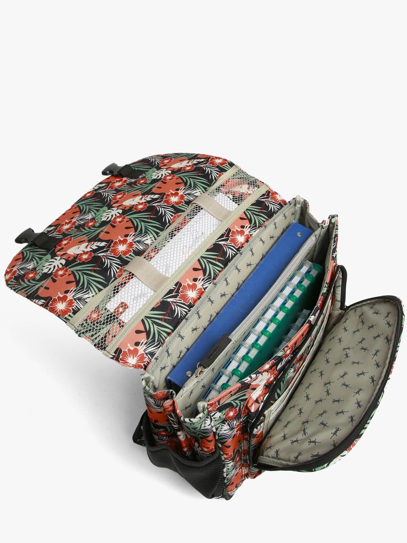 Cameleon Cartable CP/CE1/CE2 Multicolore 38 cm Ligne Futur Intérieur 2 compartiments. Idéal pour l'école primaire : le CP, CE1, CE2. Pour fille et garçon.