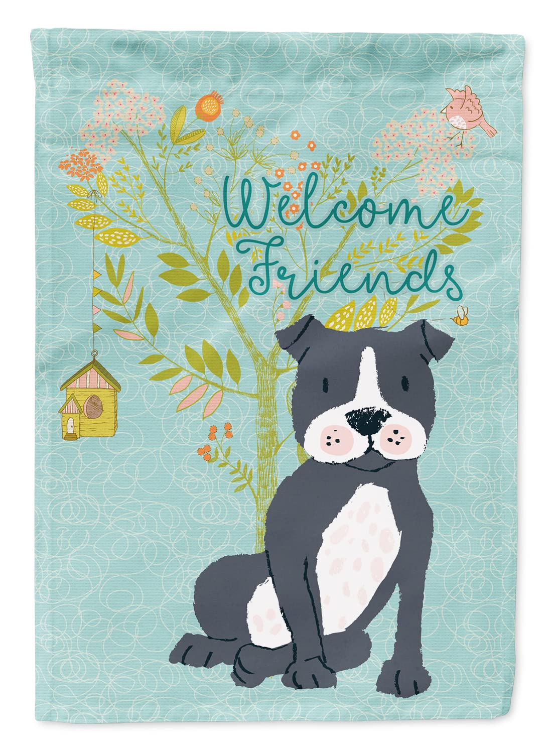 Drapeau de jardin Welcome Friends pour animer vos allées et terrasses